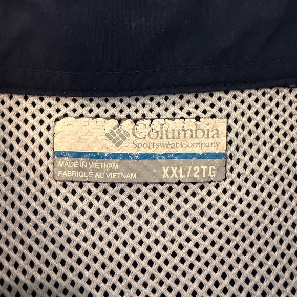Columbia PFG Bahama II Navy Blue Fishing Shirt XXL - Picture 4 of 8